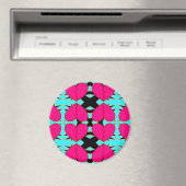 Zig-n-Zag Broken Hearts Magnet (In Situ (Geschirrspüler))
