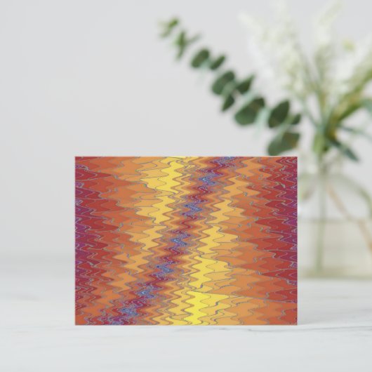 ZIG ZAG 1 Postkarte (Stehend Vorderseite)