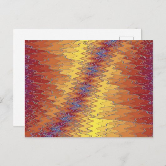 ZIG ZAG 1 Postkarte (Vorne/Hinten)