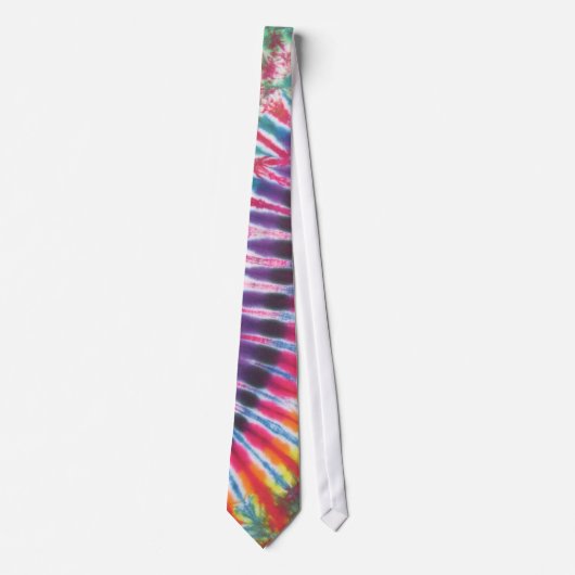 Zig Zag 2 Gefärbte Krawatte Necktie (Vorderseite)