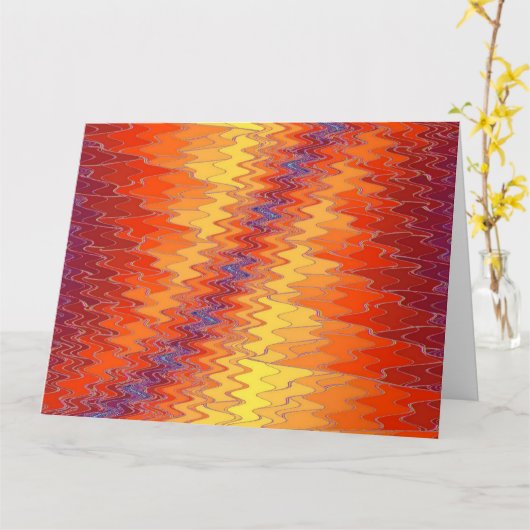 ZIG ZAG 2 KARTE (Gelbe Blume)