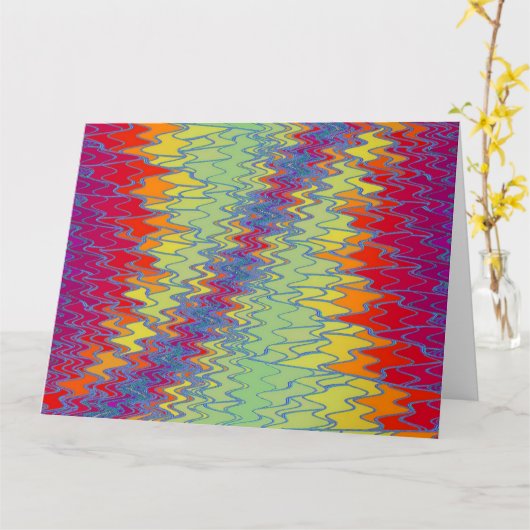 ZIG ZAG 5 KARTE (Gelbe Blume)