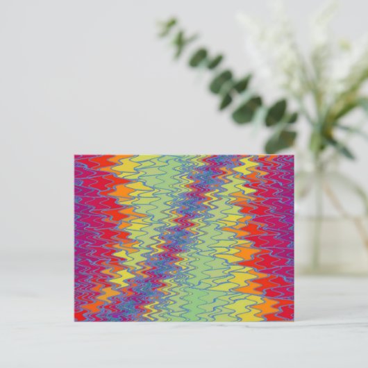 ZIG ZAG 5 Postkarte (Stehend Vorderseite)