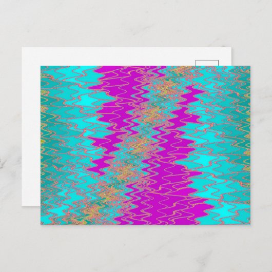 ZIG ZAG 6 Postkarte (Vorne/Hinten)