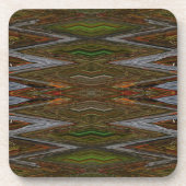 Zig Zag Abstrakt Untersetzer (Vorderseite)