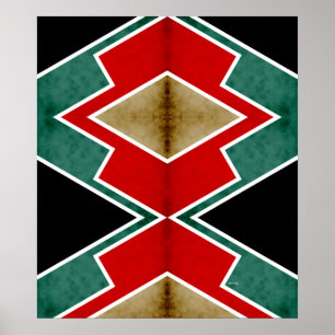 Zig Zag Angles 4 Poster