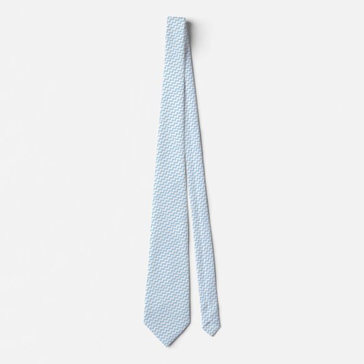 Zig Zag Authority: Light Blue Power Tie Krawatte (Vorderseite)