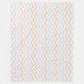 Zig-Zag Blanket in Soft Colors Fleecedecke (Vorderseite)