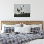 Zig Zag Canvas Print Leinwanddruck (Insitu (Schlafzimmer))
