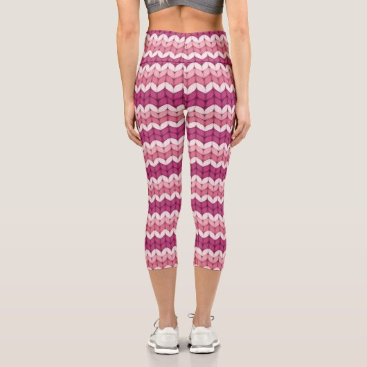Zig Zag Capri Leggings (Rückseite)