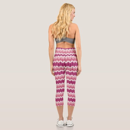 Zig Zag Capri Leggings (Rückseite)