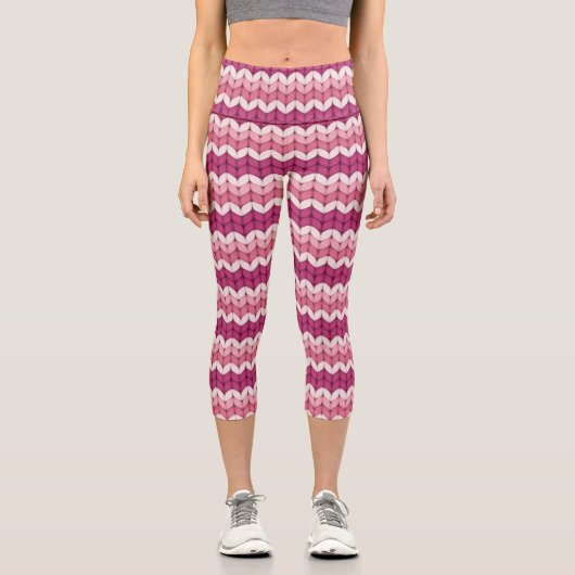 Zig Zag Capri Leggings (Vorderseite)