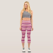 Zig Zag Capri Leggings (Vorderseite)