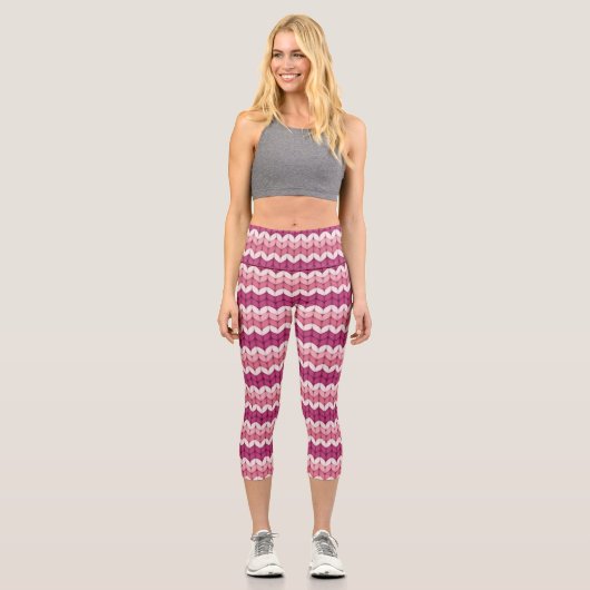 Zig Zag Capri Leggings (Vorderseite)