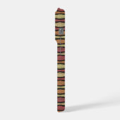 Zig Zag Cloth Look Case iPhone Hülle (Linke Seite)