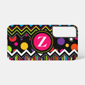 Zig Zag & Dots Samsung Galaxy Hülle
