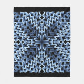 Zig-Zag Fleecedecke (Vorderseite)