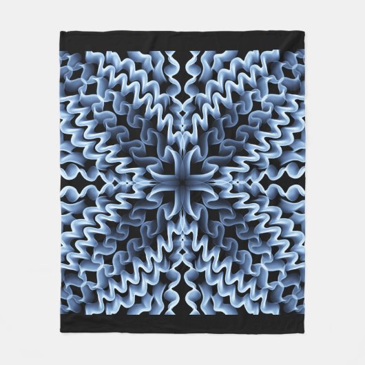 Zig-Zag Fleecedecke (Vorderseite)