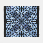 Zig-Zag Fleecedecke (Vorderseite (Horizontal))