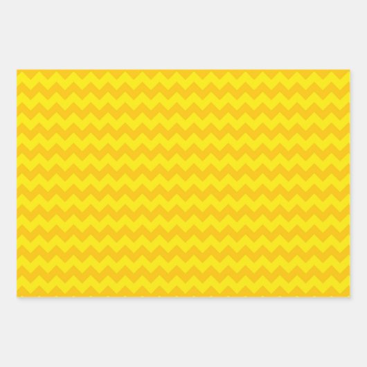 Zig Zag Gift Wrap Trio Geschenkpapier Set (Vorderseite)