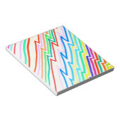 Zig Zag Line Colors   Notizblock (angewinkelt)
