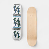 ZIG ZAG lizzard Skateboard (Vorderseite)
