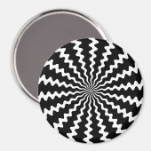 Zig Zag Magnet (Vorderseite/Rückseite)