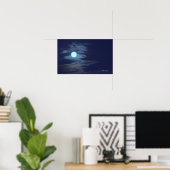 Zig Zag Moon Poster (Heimbüro)