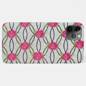 Zig Zag Muster, Blume Case-Mate iPhone Hülle (Rückseite (Horizontal))
