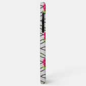 Zig Zag Muster, Blume Case-Mate iPhone Hülle (Hinten/Links)