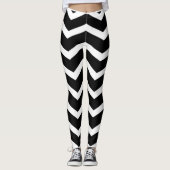 Zig Zag Muster Leggings (Vorderseite)