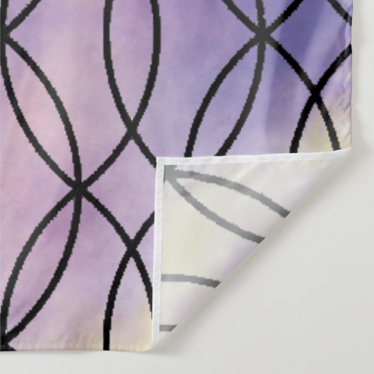 Zig Zag Muster, Lila Wandteppich (Detail)