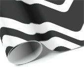 Zig Zag Muster mit zwei farbigen Linien Geschenkpapier (Rolleneckpunkt)