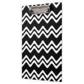 Zig Zag Muster mit zwei farbigen Linien Klemmbrett (Links)