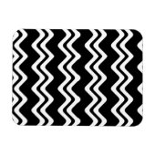 Zig Zag Muster mit zwei farbigen Linien Magnet (Horizontal)