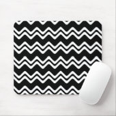 Zig Zag Muster mit zwei farbigen Linien Mousepad (Mit Mouse)