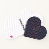 Zig Zag Muster Notizblock (Innenseite)