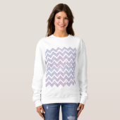 Zig Zag Muster Sweatshirt (Vorne ganz)