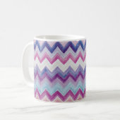 Zig Zag Pastel Multicolors Kaffeetasse (Vorderseite Links)