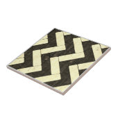 Zig-Zag Paver aus Weiß und Schwarz-Stein Fliese (Seite)