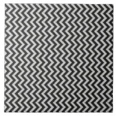 Zig-Zag Pavers Tile mit weißen und schwarzen Ziege Fliese (Vorderseite)