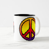 Zig Zag Peace Tasse (VorderseiteRechts)