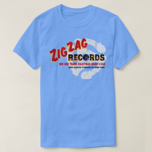 Zig Zag Platten T-Shirt (Design vorne)
