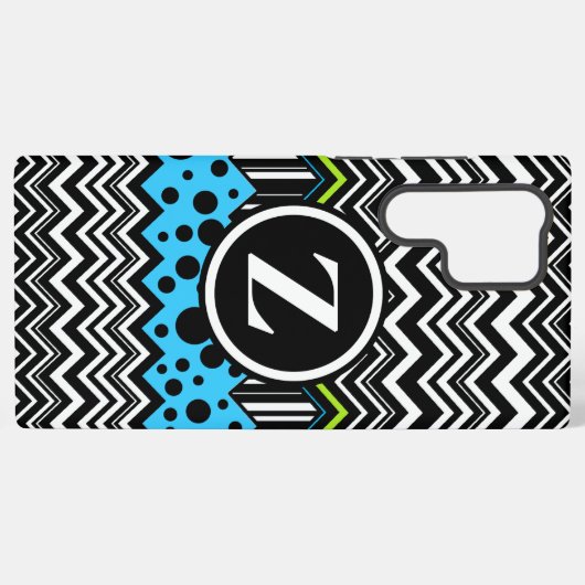 Zig Zag Samsung Galaxy Hülle (Rückseite (Horizontal))