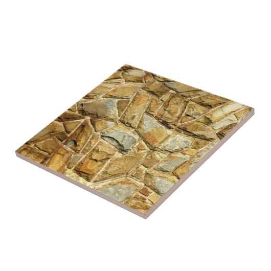 Zig Zag Sandstone Rocks Fliese (Seite)