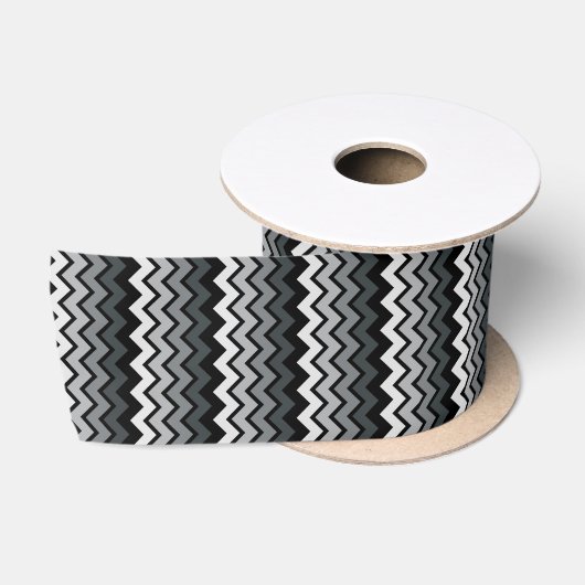 ZIG ZAG SATINBAND (Spule)