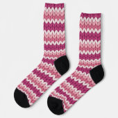 Zig Zag Socken (Linkes Detail)