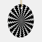 Zig Zag Spiral Disc Ornament (Rechts)
