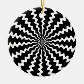 Zig Zag Spiral Disc Ornament (Vorne)