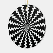 Zig Zag Spiral Disc Ornament (Links)